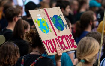 young climate activists collaborating