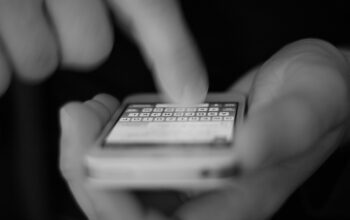 mental health app on phone screen
