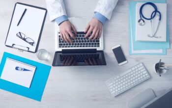 sleek modern laptops on desk