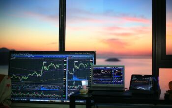 stock market chart display