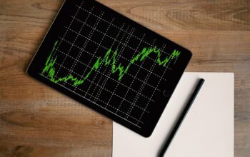 financial graph upward trend