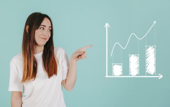 financial graphs rising