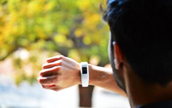 professional with wearable devices