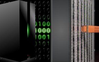 cloud servers data center business collaboration ai concept