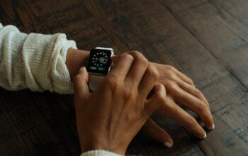 smart watch on a desk