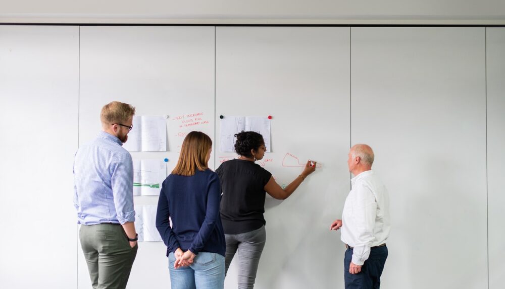 engineers in a meeting