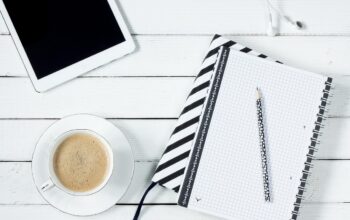 tablet on desk financial apps