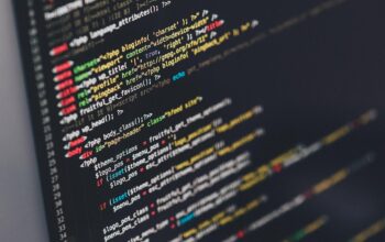 team coding with green energy icons