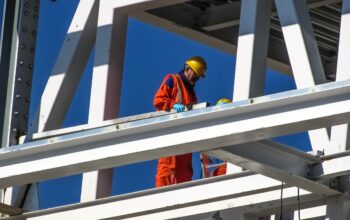green building construction site