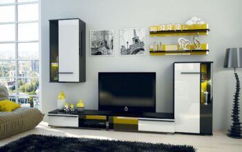 bright living room stage