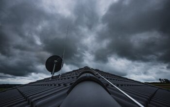 smart office building rooftop