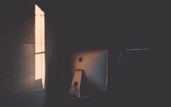 dark room, computer screen, hacker silhouette