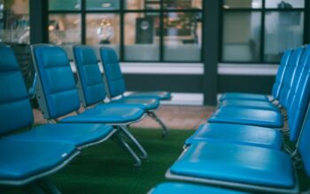 modern airport terminal