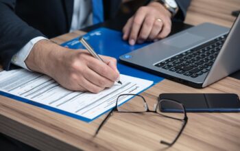 lawyers reviewing documents
