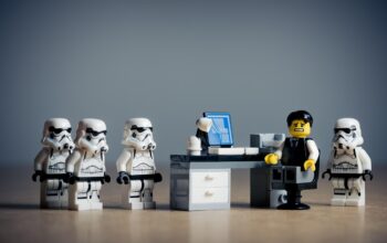 office staff working together
