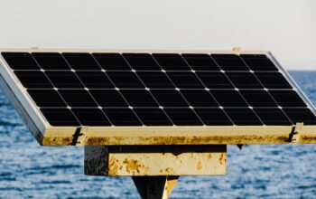 solar panels industrial facility workers teamwork