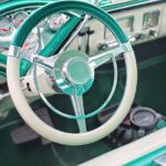 car dashboard with digital displays