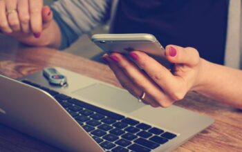 digital workspace with smart devices