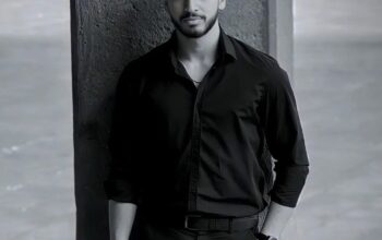 fashion model with smart fabrics