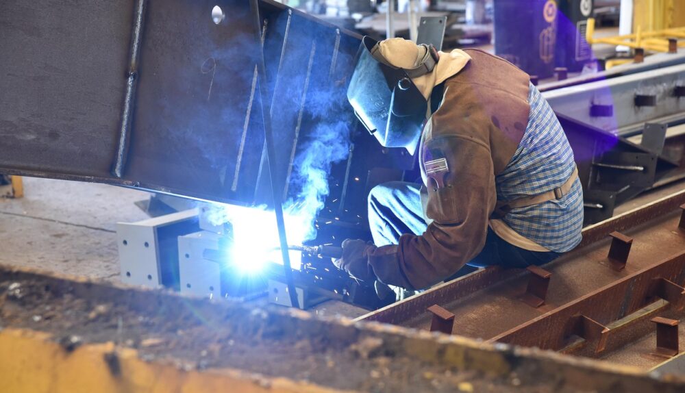 engineer working on a project
