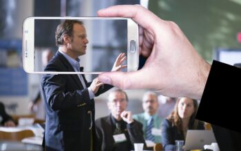 business meeting green technology