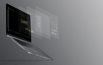 futuristic ai software interface