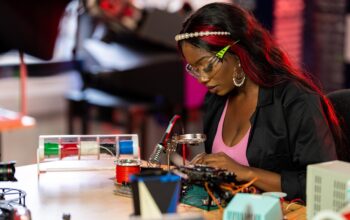 engineers working on sustainable projects