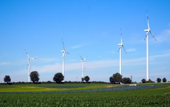 data center with wind turbines