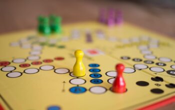 colorful finance game interface