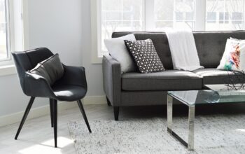 modern furniture with bold colors