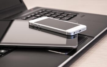 sleek foldable phone with ai laptop and smart home devices